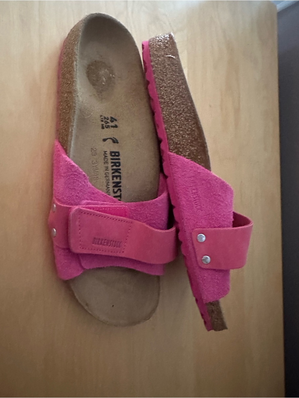 Birkenstock Uji Nubuck-Suede Leather Sandal 41/10.5 - Picture 8 of 10